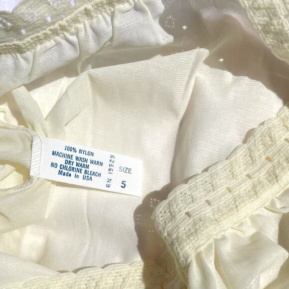 Vintage Lot Of 3 Silky Granny Panties Mushroom Gusset 5 USA New 158 - Picture 4 of 9